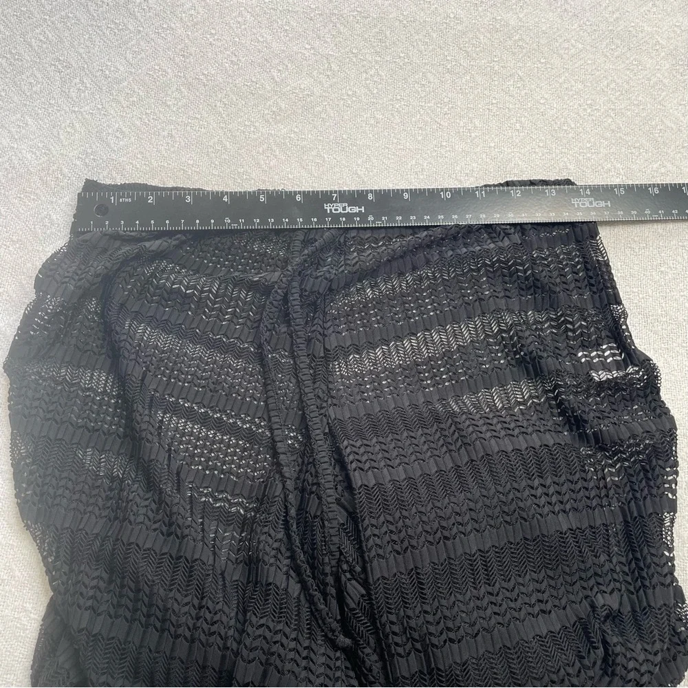Jordan Taylor Black Cover  Sheer Crochet Pants~‎ Size MD~ summertime